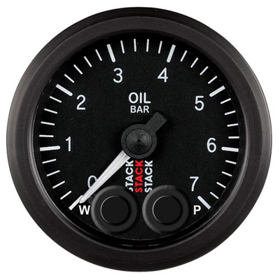 Stack Pro Control Oil Pressure Stepper Motor Gauge