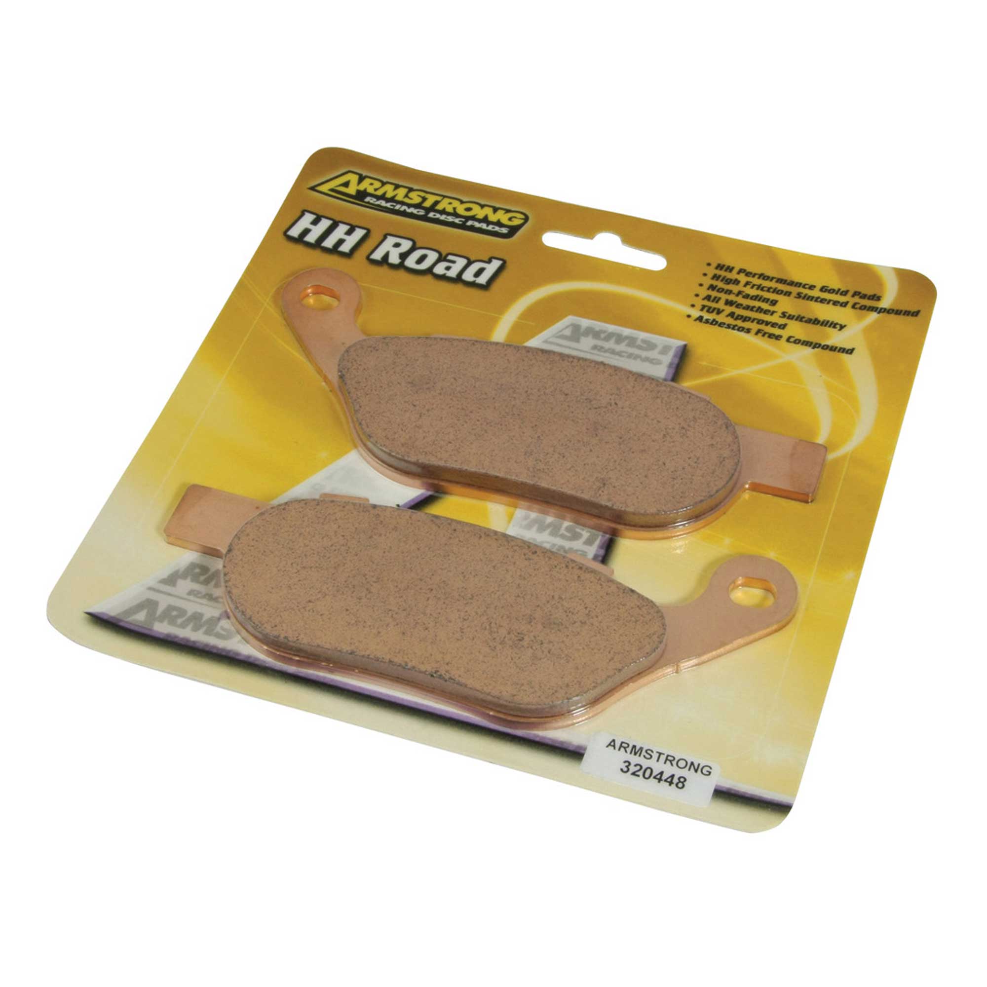 Armstrong HH Rear Brake Pads For Yamaha 2008 YZF-R6 13S1