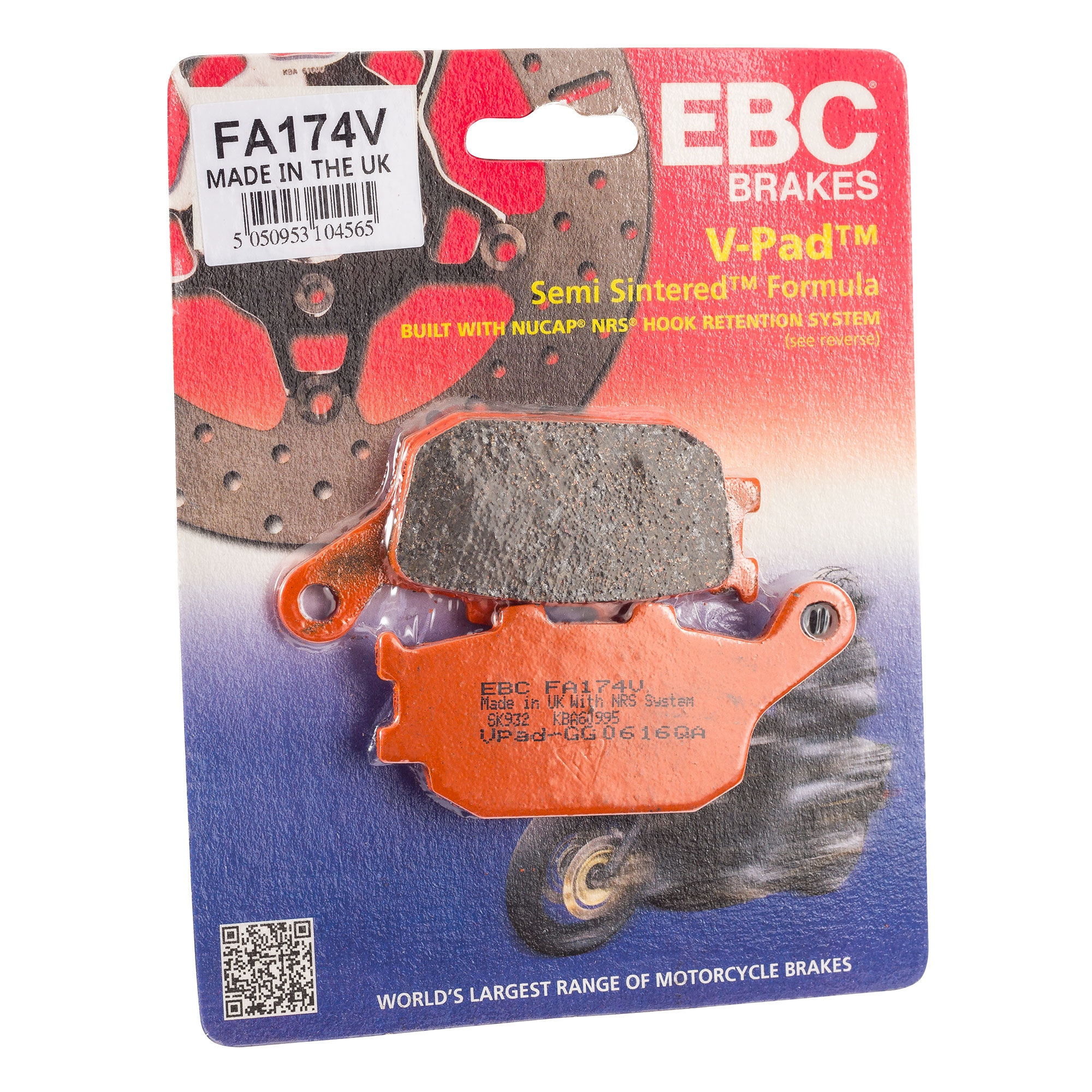 EBC Semi-Sintered V Front Brake Pads For BMW 2011 G650 GS