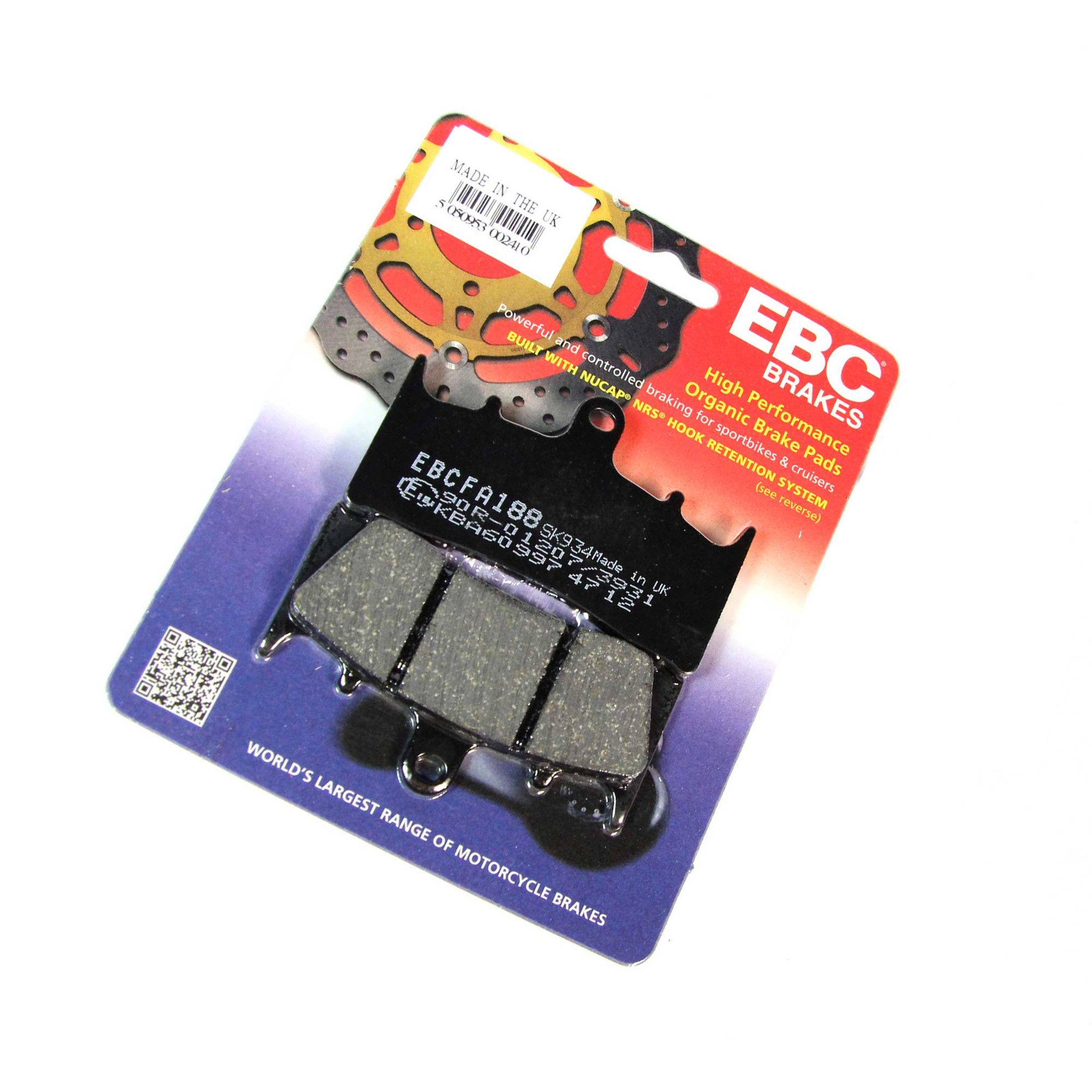 1050 EBC Organic Front Brake Pads For Triumph 2011 Sprint ST