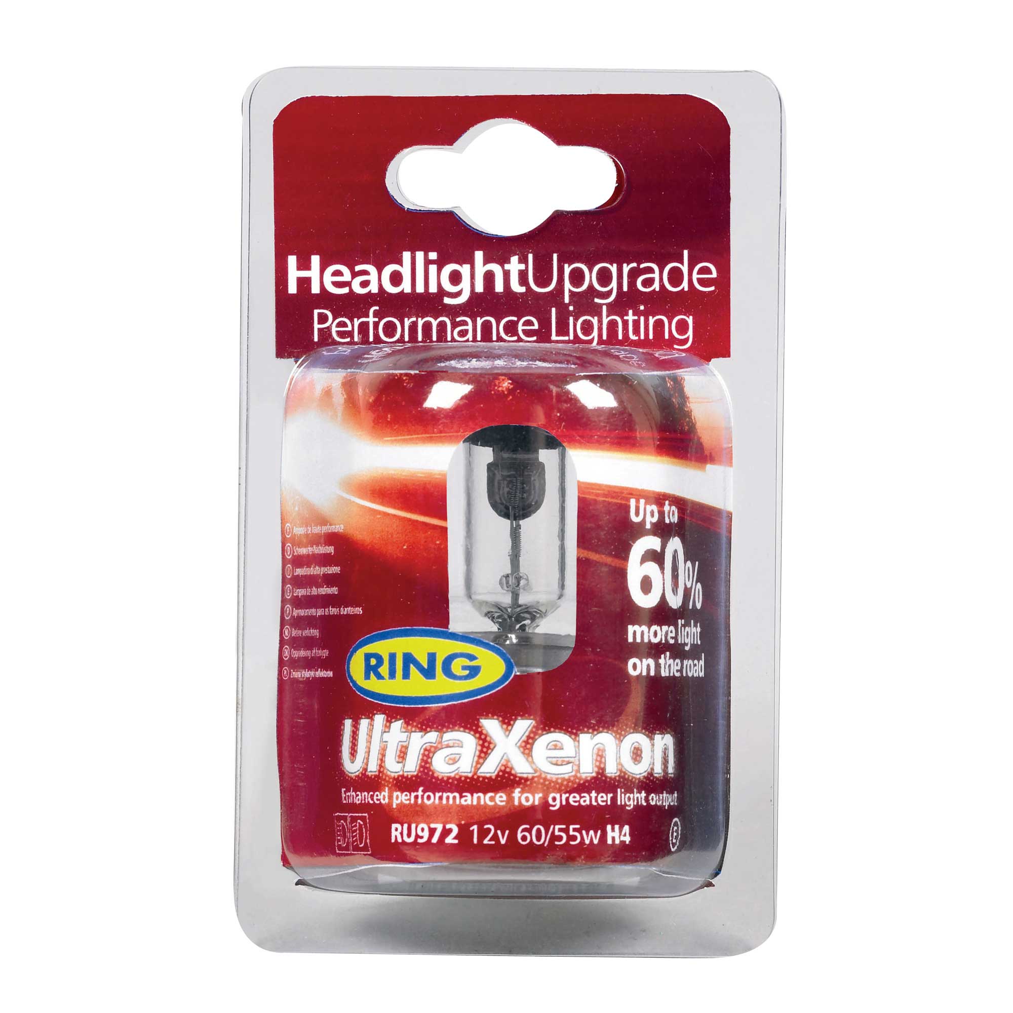 E Marked Ring Ultra Xenon Performance Bright Headlamp Car Bulb