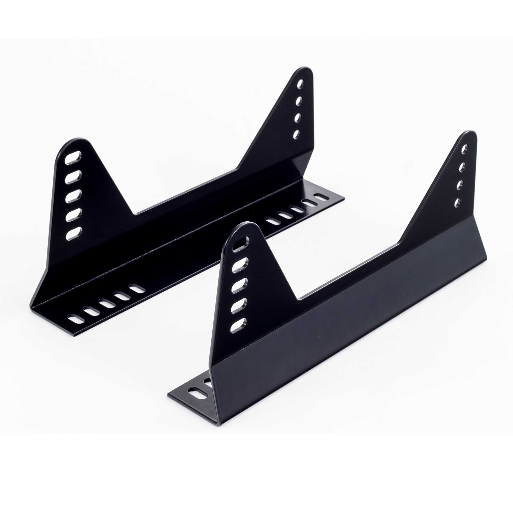 Black Bucket Seat Side Mounts/Brackets OMP Sparco Cobra Race/Rally/FIA